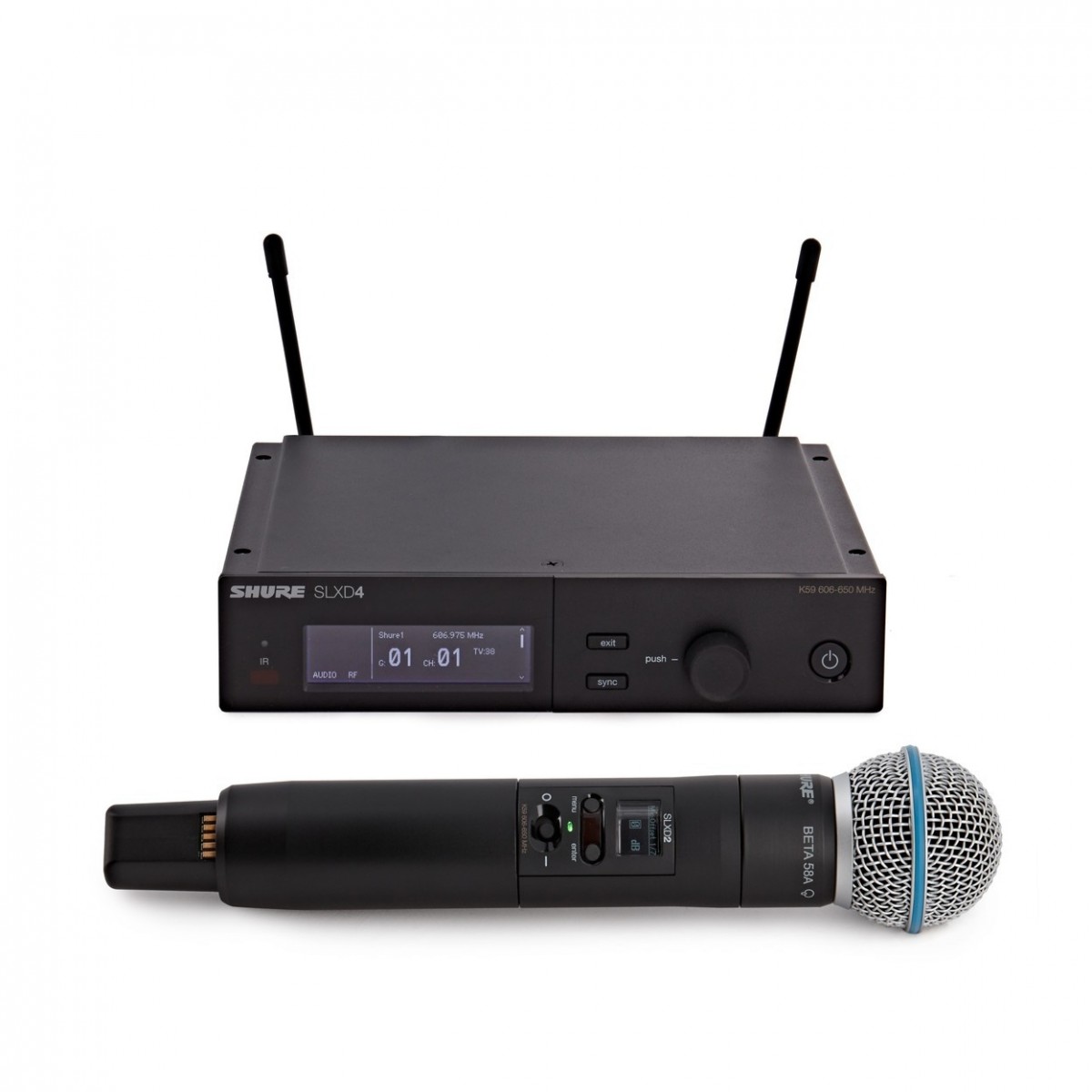 Shure SLXD24/B58-H56 Handheld Wireless Microphone System -  New In the Box      Handheld Wireless Microphone