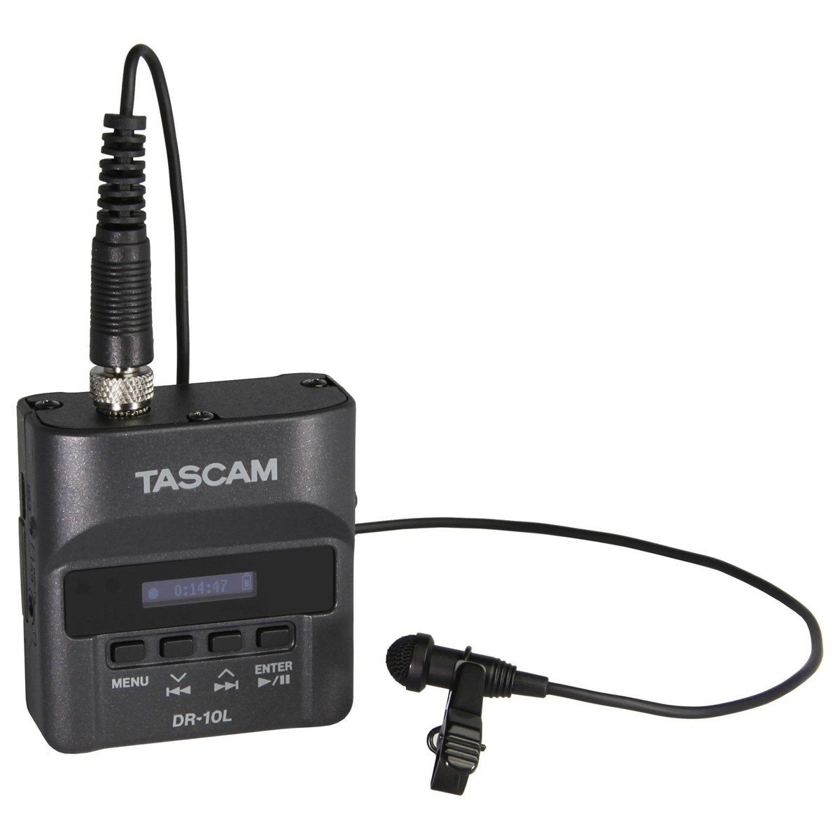 Tascam DR-10L Digital Recorder with Lavalier Microphone -  New In the Box      Lavalier  Microphone