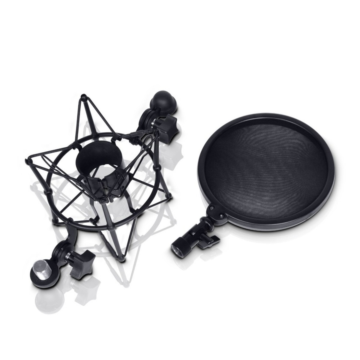 LD Systems Microphone Shock Mount And Pop Filter Set –  New In the Box  Shock Mount Pop Filter     Microphone