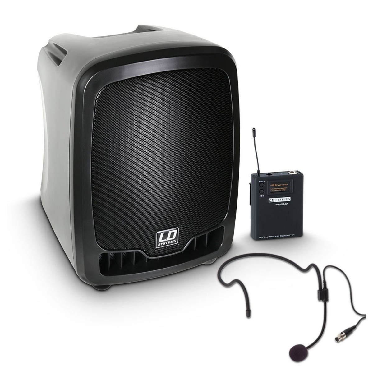 LD Systems Roadboy 65 Portable PA Speaker with Headset Microphone –  New In the Box  Headset Microphone      Microphone