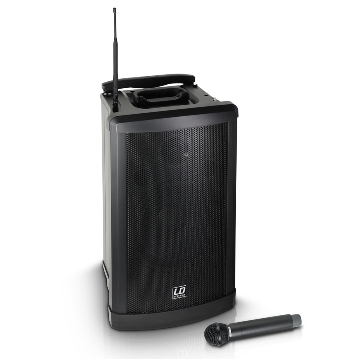 LD Systems Roadman 102 Portable PA Speaker with Handheld Microphone – Nearly New –  Pre Loved      Handheld  Microphone