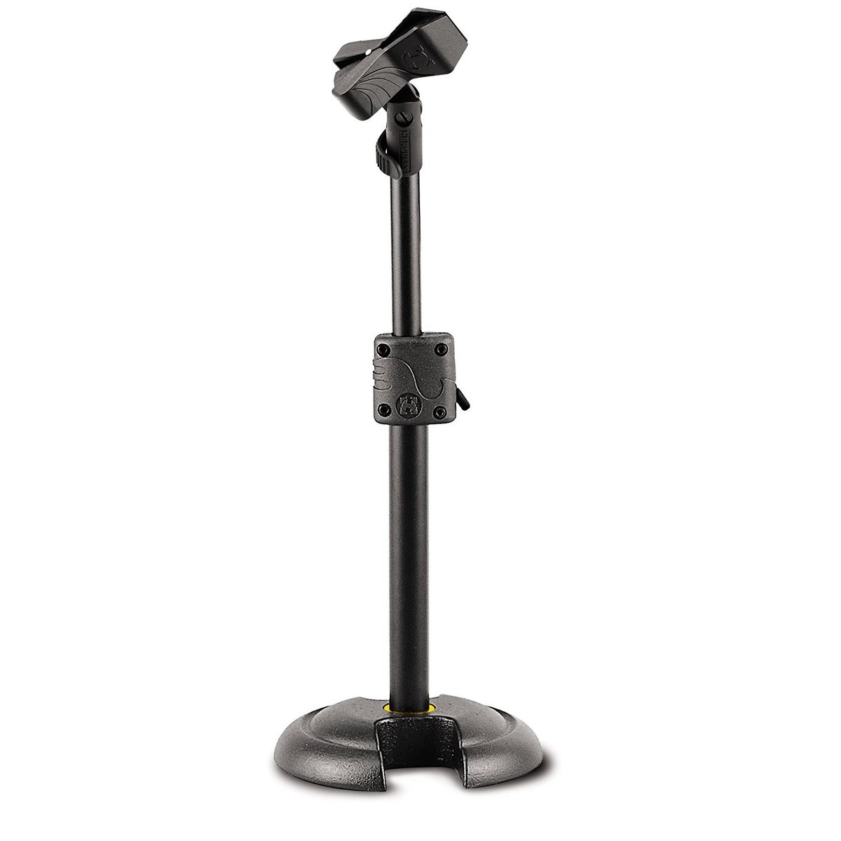 Hercules MS100 H Base Mini Microphone Stand With Ez Mic Clip -  New In the Box  Microphone Stand      Microphone