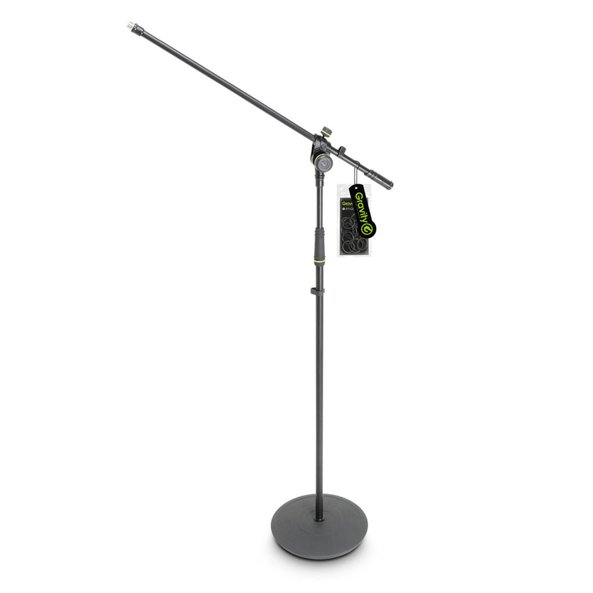 Gravity GMS2321B Round Base Boom Microphone Stand –  New In the Box  Microphone Stand     Boom Microphone