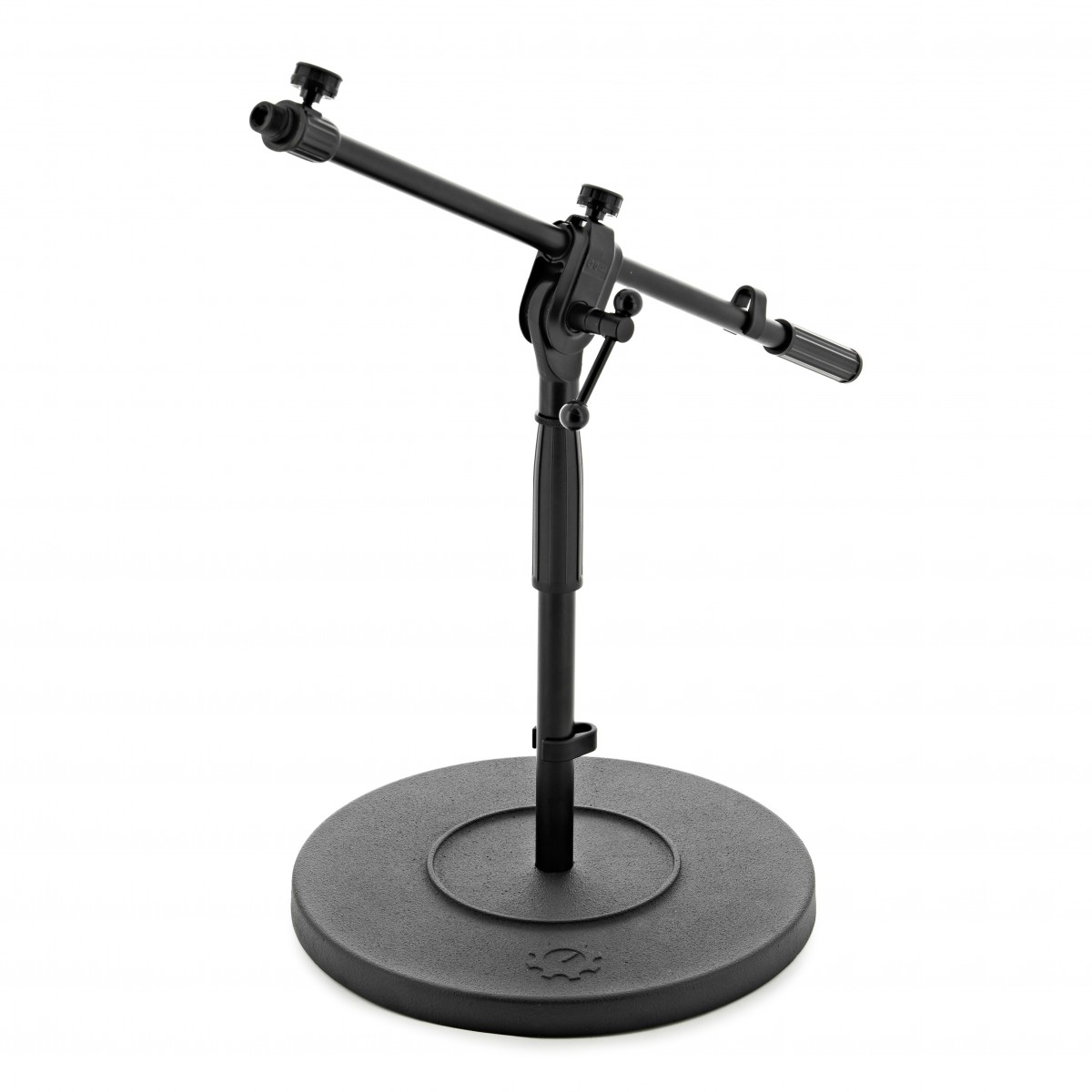 Short Cast Base Telescopic Boom Microphone Stand -  New In the Box  Microphone Stand     Boom Microphone