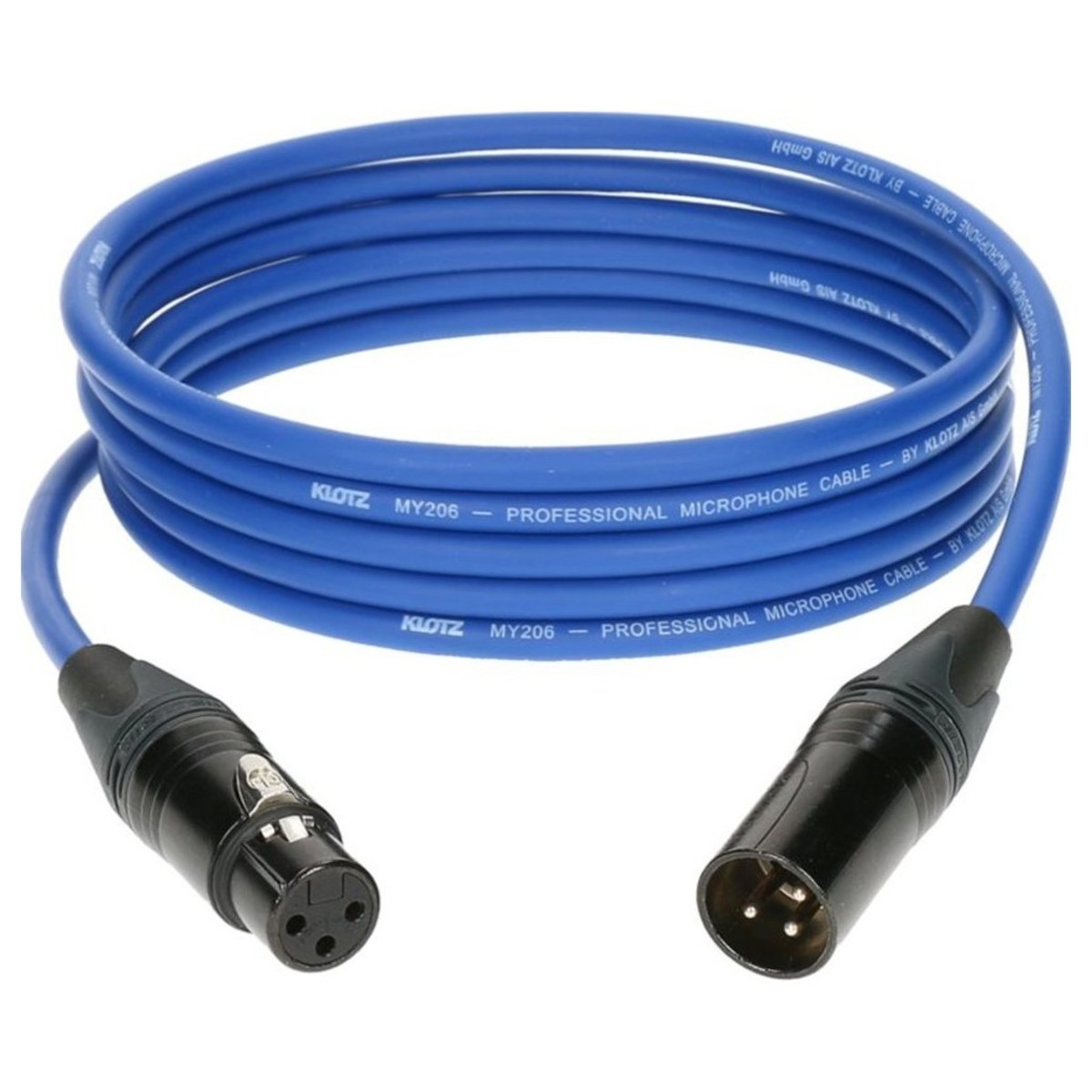 Klotz M1 XLR Microphone Cable Blue 1m –  New In the Box  1 metre cable     XLR Microphone Cable Microphone