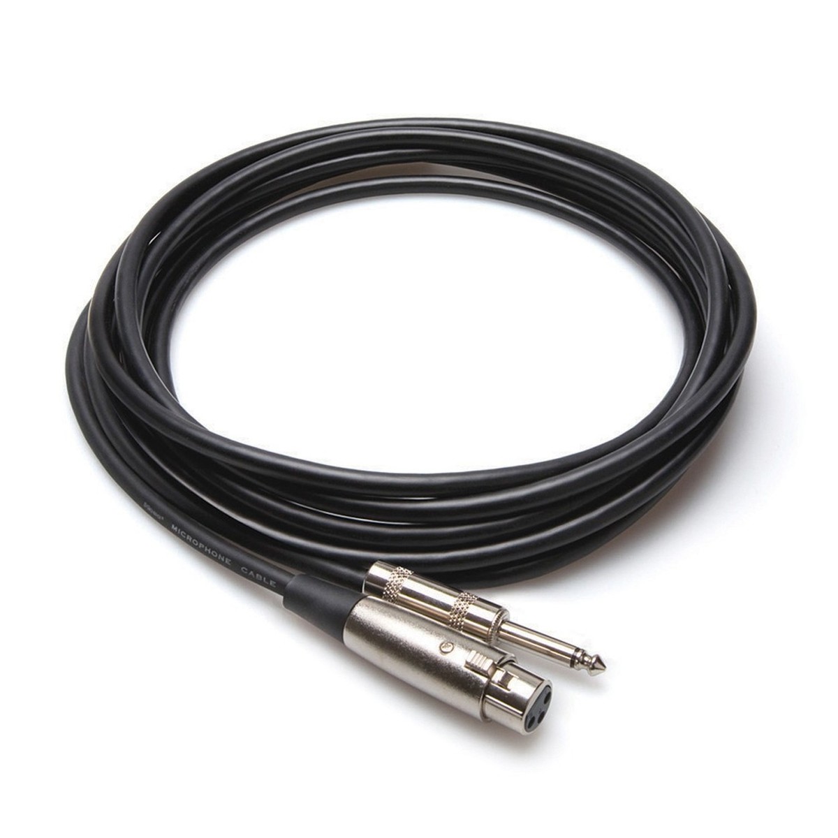 Hosa Microphone Cable XLR3F to 1/4 in TS 5 ft -  New In the Box       Microphone Cable  Microphone