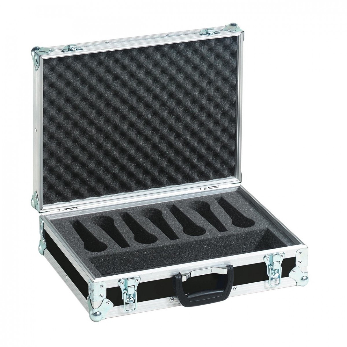 Roadinger Flightcase for 7 Microphones -  New In the Box        Microphone