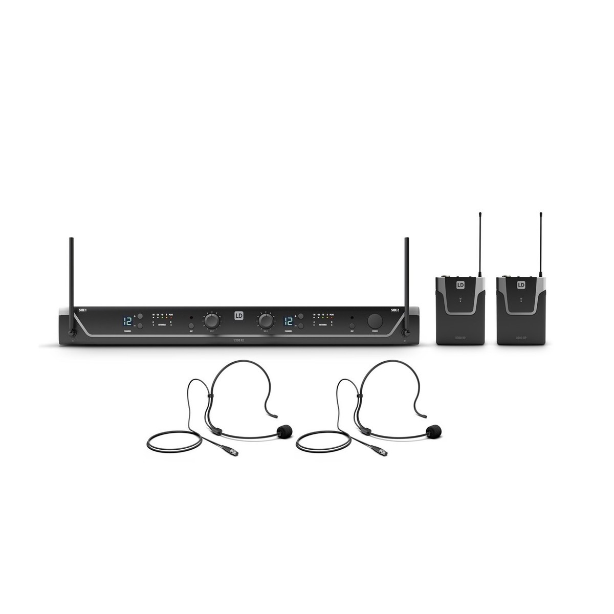 LD Systems U308 BPH 2 Dual Headset Wireless Microphone System –  New In the Box      Headset Wireless Microphone  Wireless Microphone