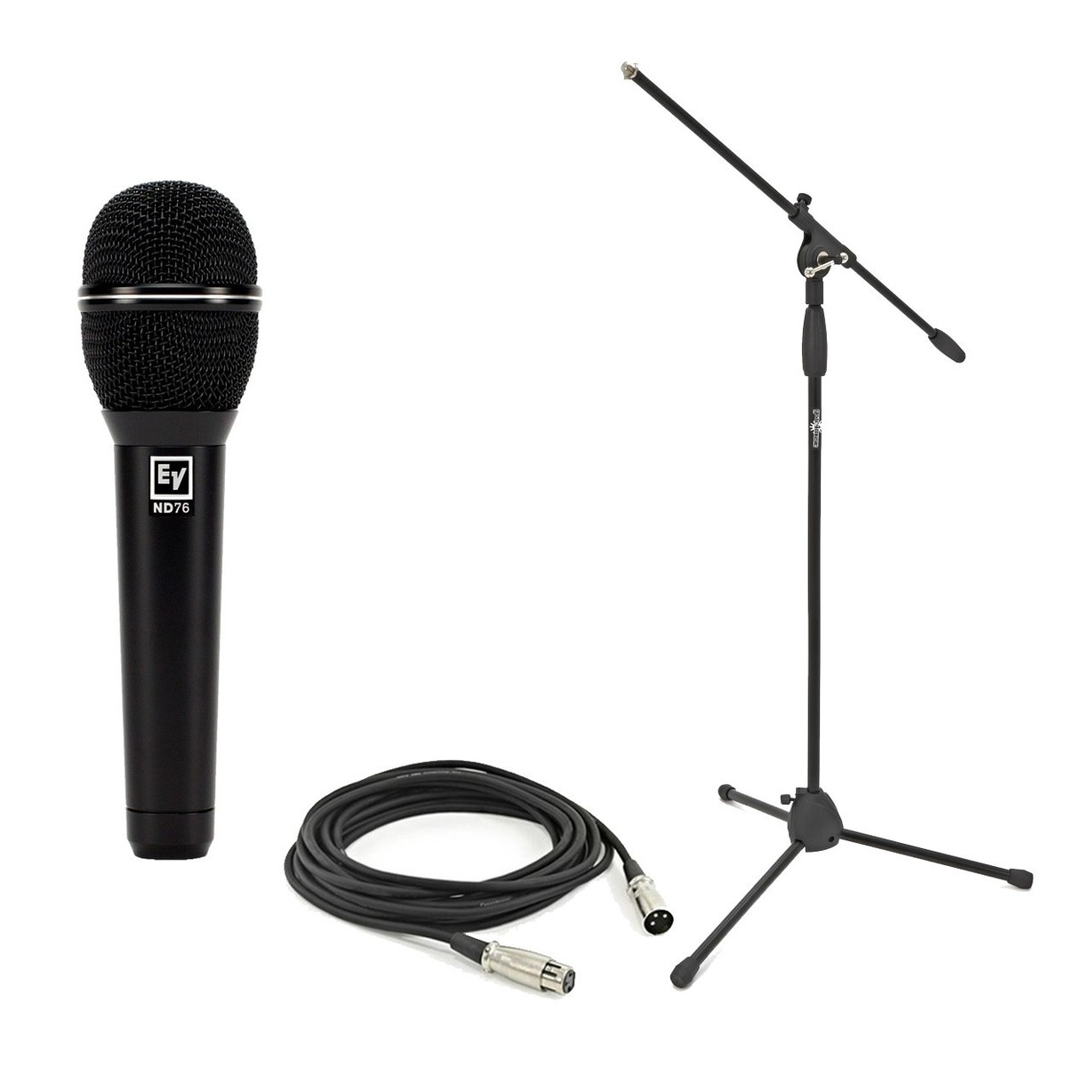 Electro-Voice ND76 Dynamic Vocal Microphone with Stand & Cable -  New In the Box  Vocal     Dynamic Microphone