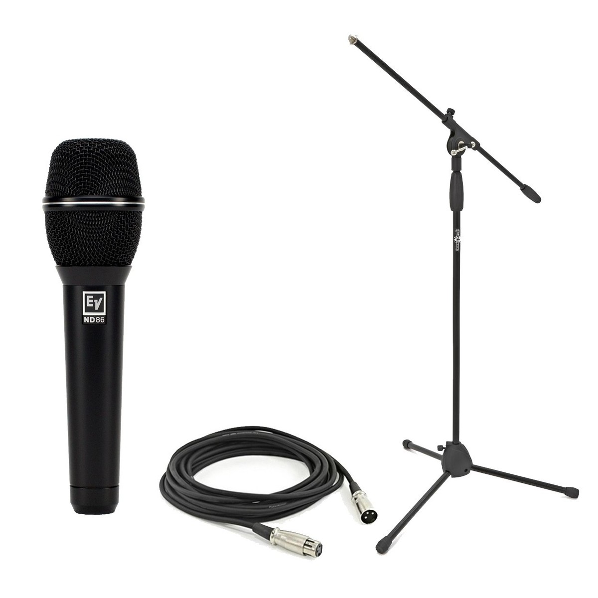 Electro-Voice ND86 Dynamic Vocal Microphone with Stand and Cable -  New In the Box  Vocal     Dynamic Microphone