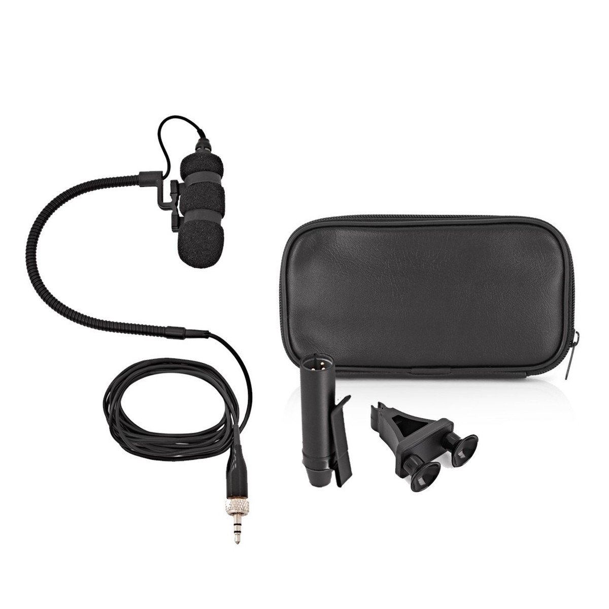 SubZero Clip-On Instrument Condenser Microphone + Suction Pad Clip