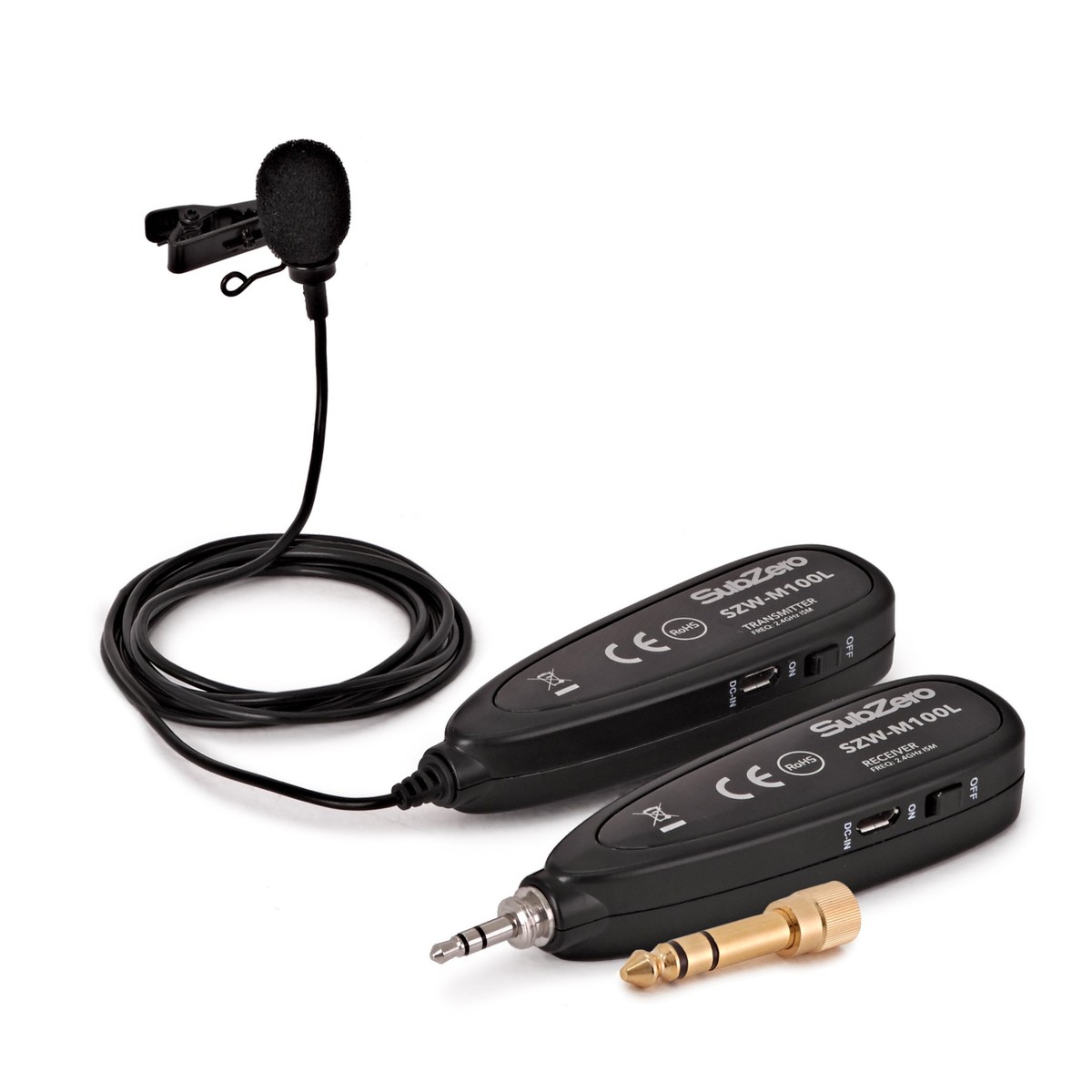 SubZero Mini Digital Wireless Lavalier Microphone System -  New In the Box      Lavalier Wireless Microphone