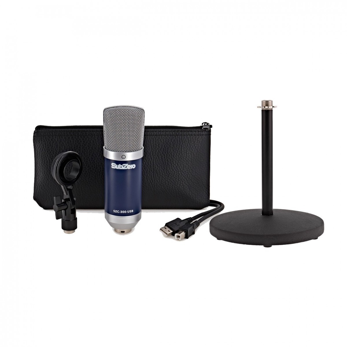 SZC-300 USB Condenser Microphone with Table Microphone Stand