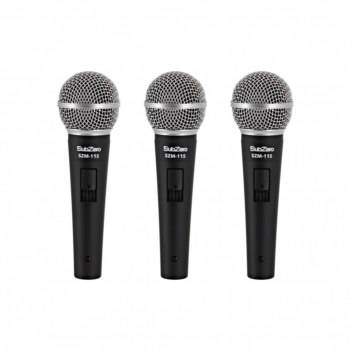 SubZero Dynamic Vocal Microphone with Switch 3 Pack -  New In the Box  Vocal     Dynamic Microphone