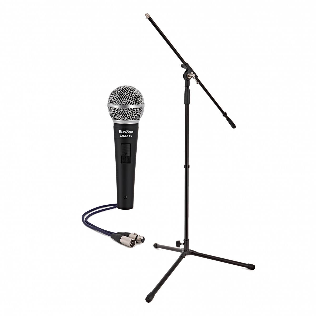 SubZero Dynamic Vocal Microphone with Switch Stand Pack