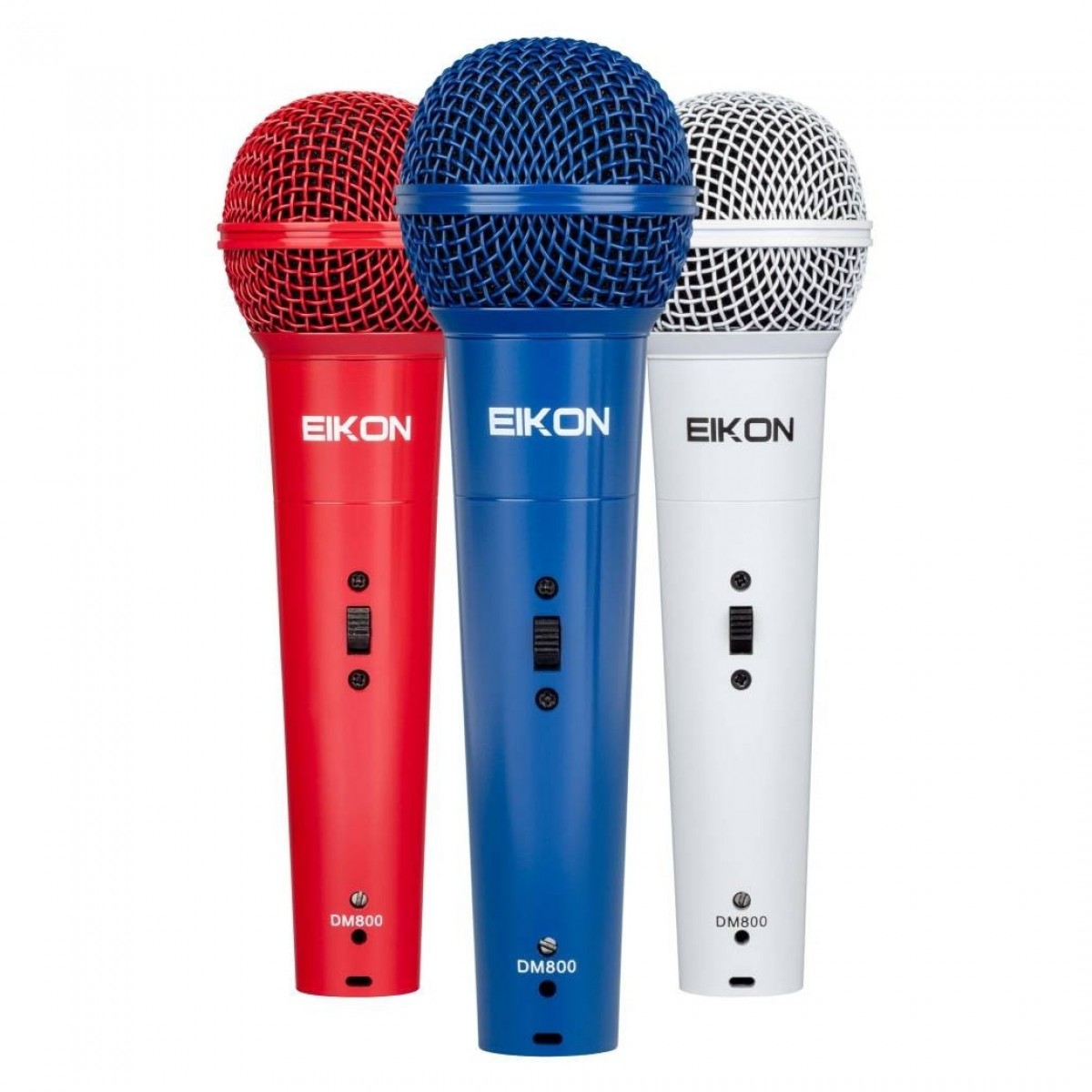 Eikon Dynamic 3-Pack Colour Microphones –  New In the Box       Dynamic Microphone