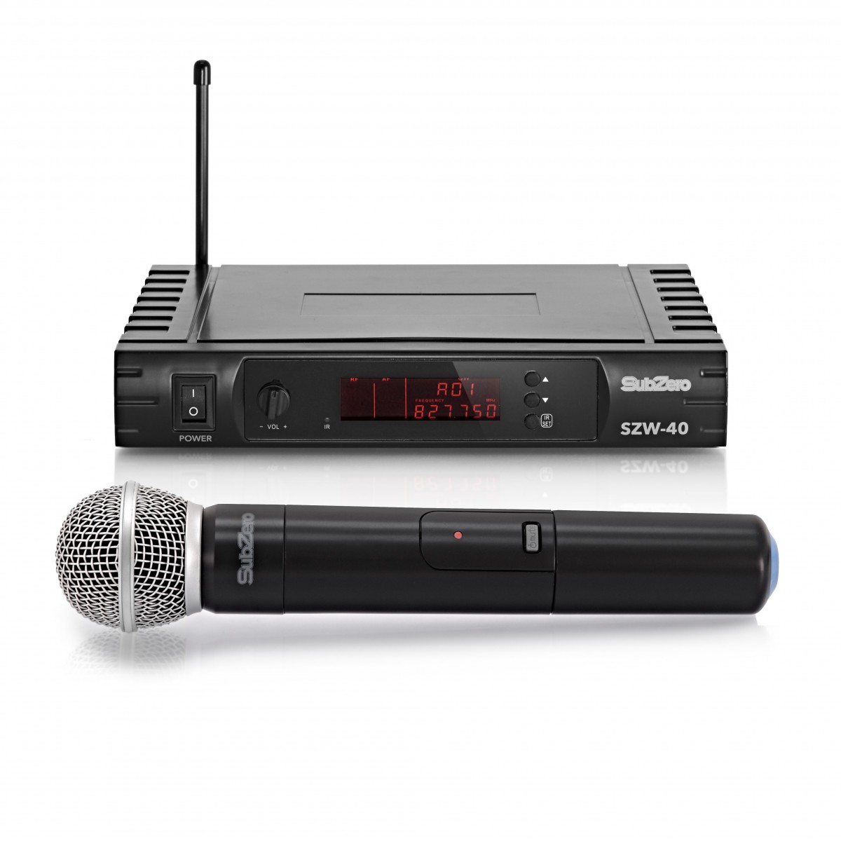 SubZero SZW-40 Handheld Wireless Microphone System -  New In the Box      Handheld Wireless Microphone