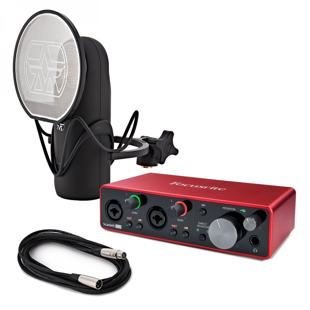 Aston Element Microphone Focusrite Scarlett 2i2 (3rd Gen) Bundle -  New In the Box        Microphone