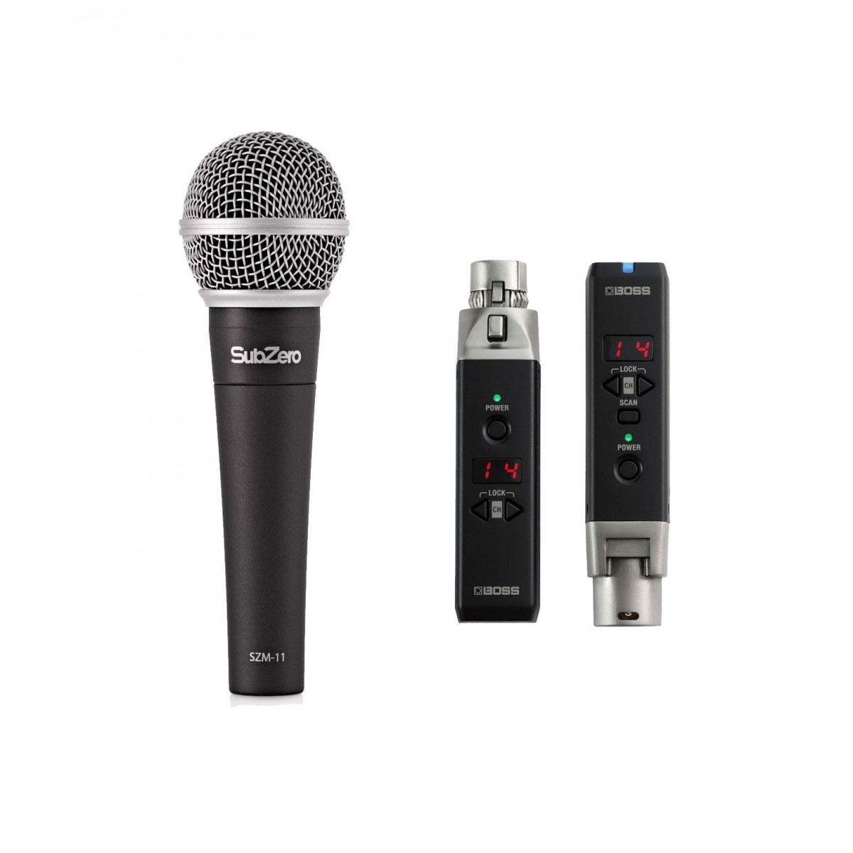 SubZero SZM-11 Vocal Microphone with Boss Digital Wireless System -  New In the Box  Vocal     Wireless Microphone