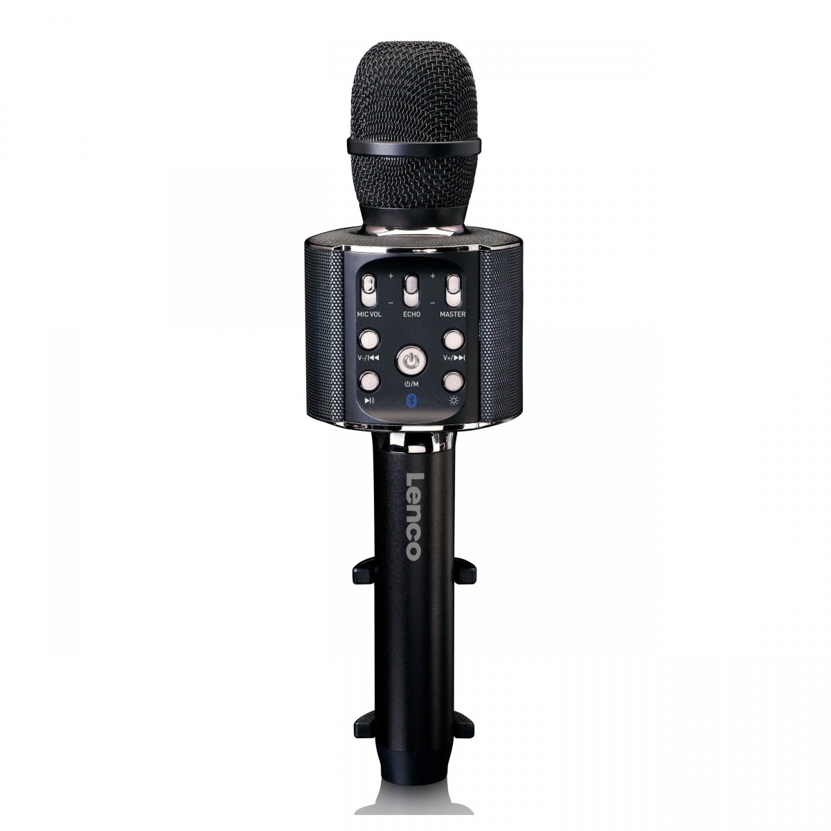 Lenco BMC-090BK Bluetooth Karaoke Microphone with Lights Black -  New In the Box        Microphone