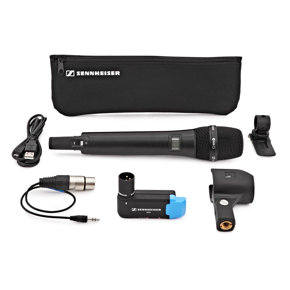 Sennheiser AVX-835-3 Digital Wireless Handheld Microphone Set