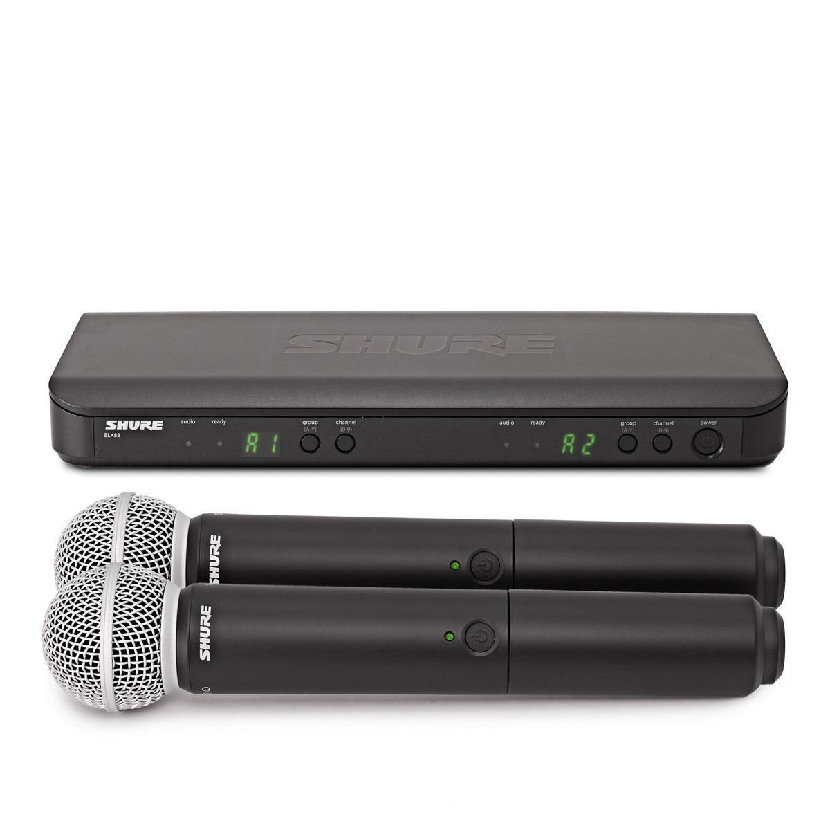 Shure BLX288/SM58-K3E Dual Handheld Wireless Microphone System –  New In the Box      Handheld Wireless Microphone