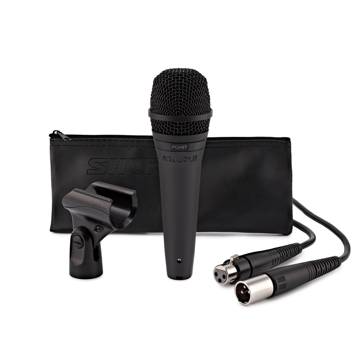 Shure PGA57 Cardioid Dynamic Instrument Microphone with XLR Cable –  New In the Box     Cardioid  Dynamic Microphone