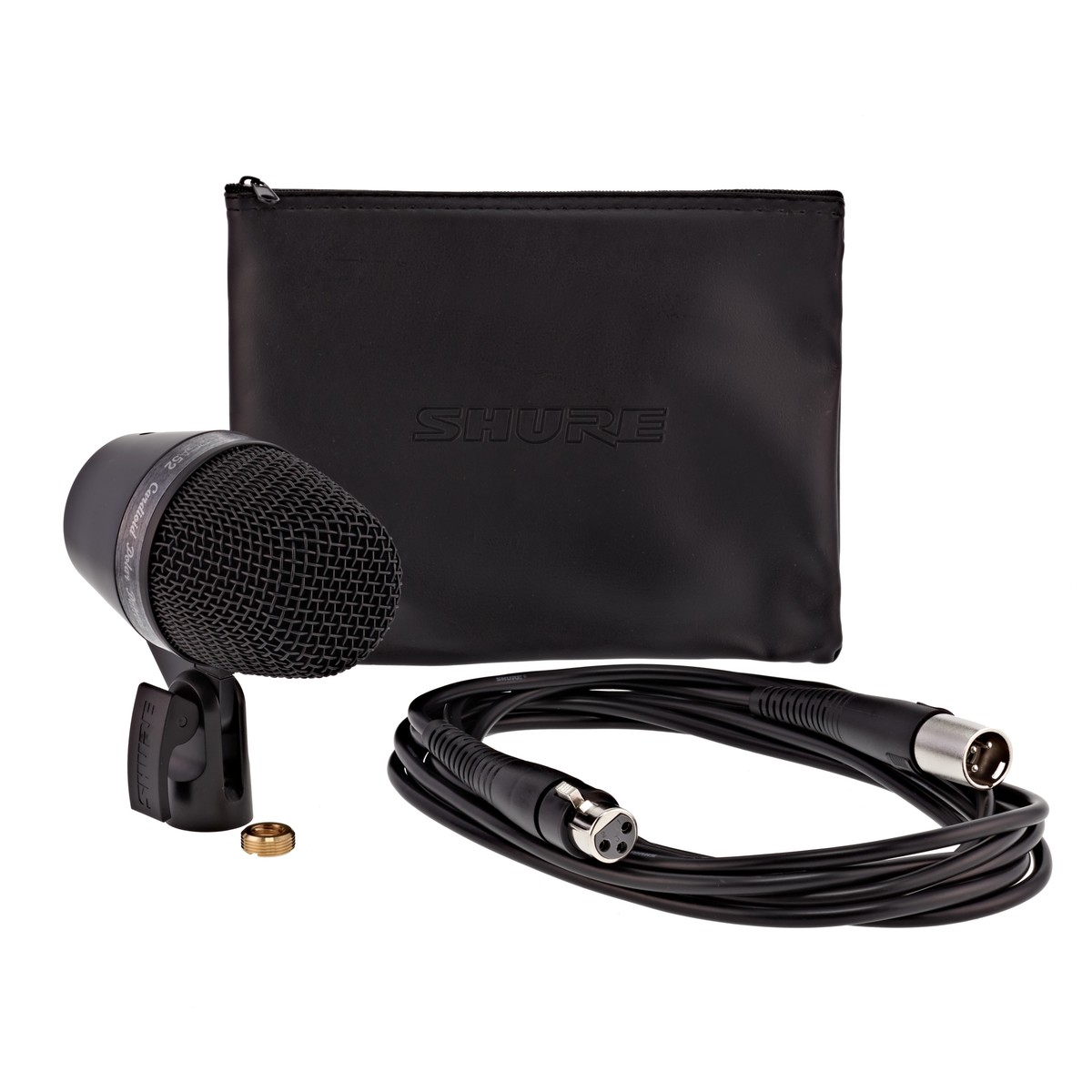 Shure PGA52 Cardioid Dynamic Kick Drum Microphone with XLR Cable –  New In the Box     Cardioid  Dynamic Microphone