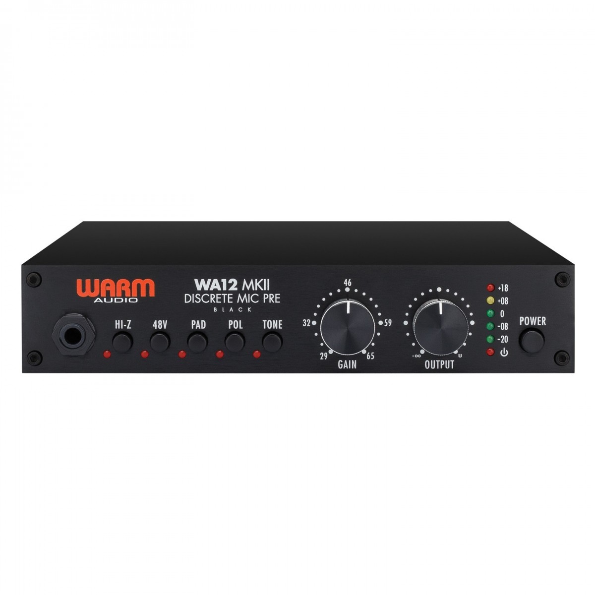 Warm Audio WA12 MK II Discrete Microphone Preamp Black -  New In the Box      Preamp  Microphone