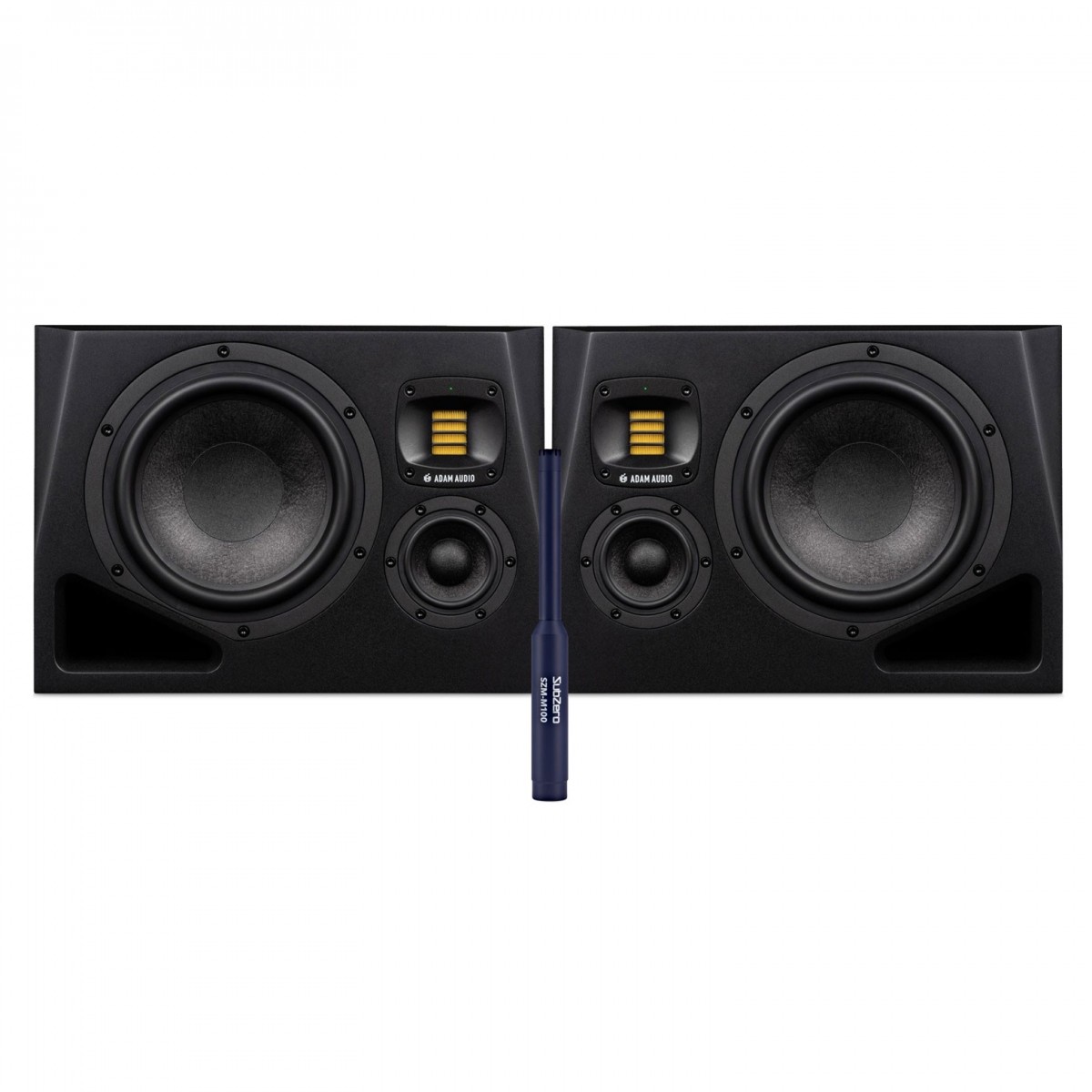 ADAM Audio A8H Monitors with Free SubZero M100 Reference Microphone -  New In the Box        Microphone