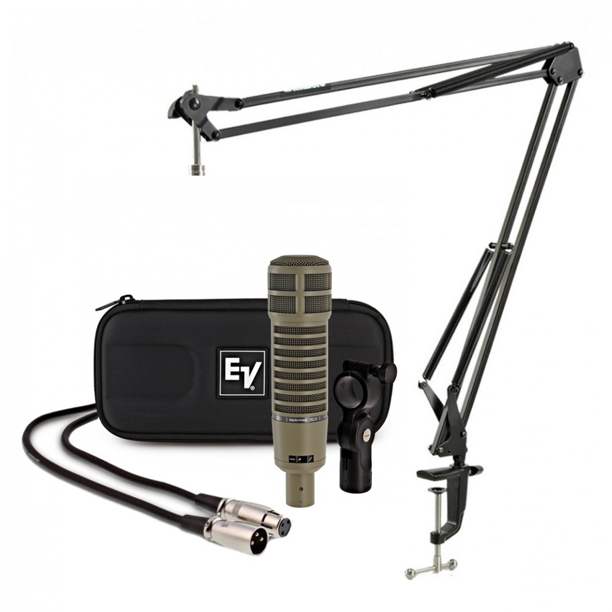 Electro-Voice RE20 Dynamic Cardioid Microphone with Studio Arm –  New In the Box   Studio  Cardioid  Dynamic Microphone