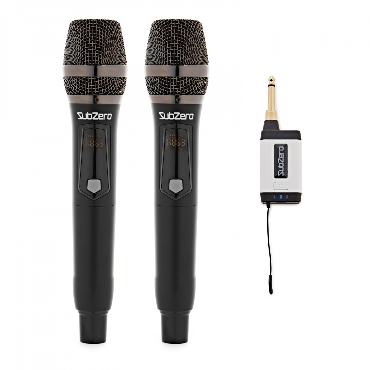 SubZero VOXLINK-Compact Dual Handheld Wireless Microphone System -  New In the Box      Handheld Wireless Microphone