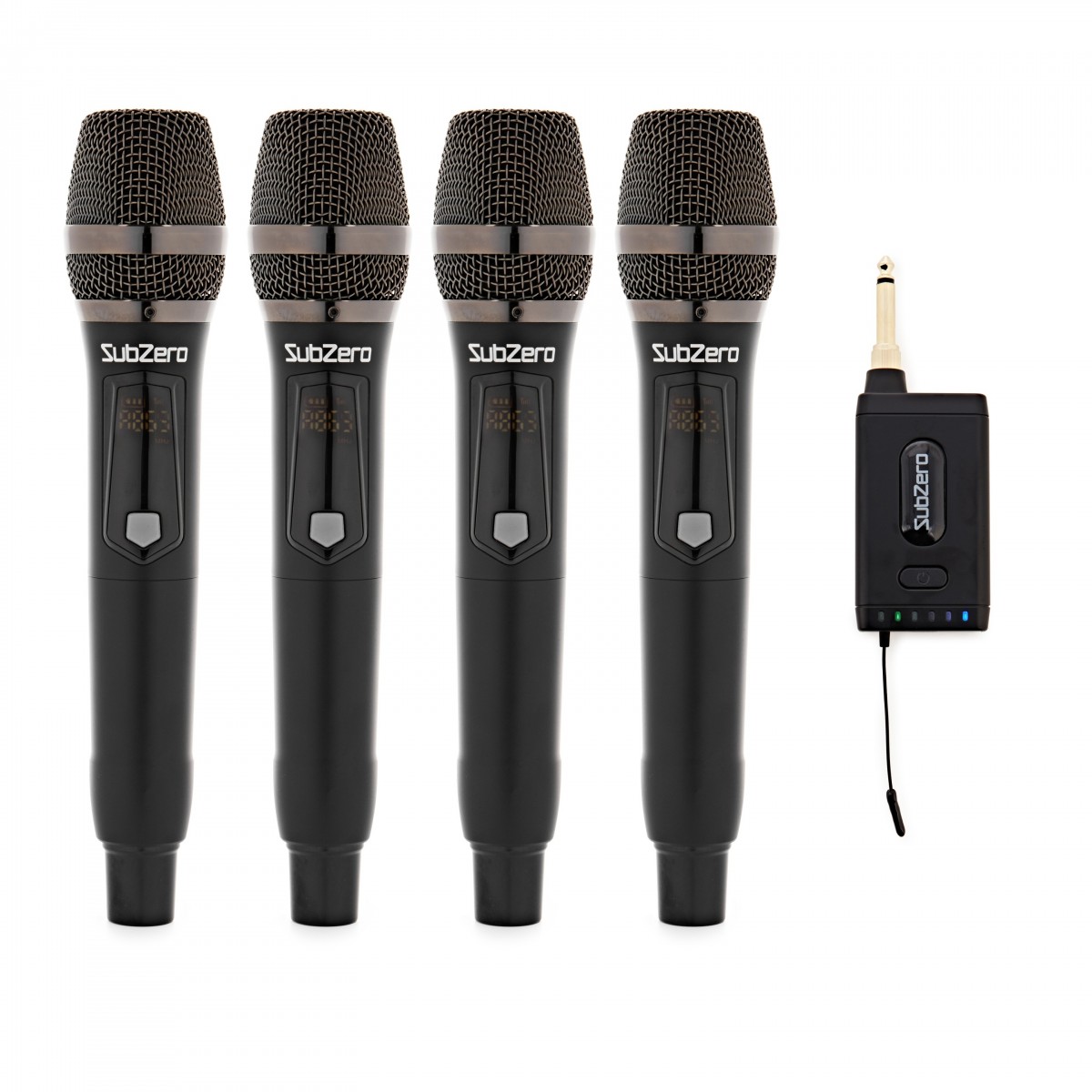 SubZero VOXLINK-Compact Quad Handheld Wireless Microphone System -  New In the Box      Handheld Wireless Microphone