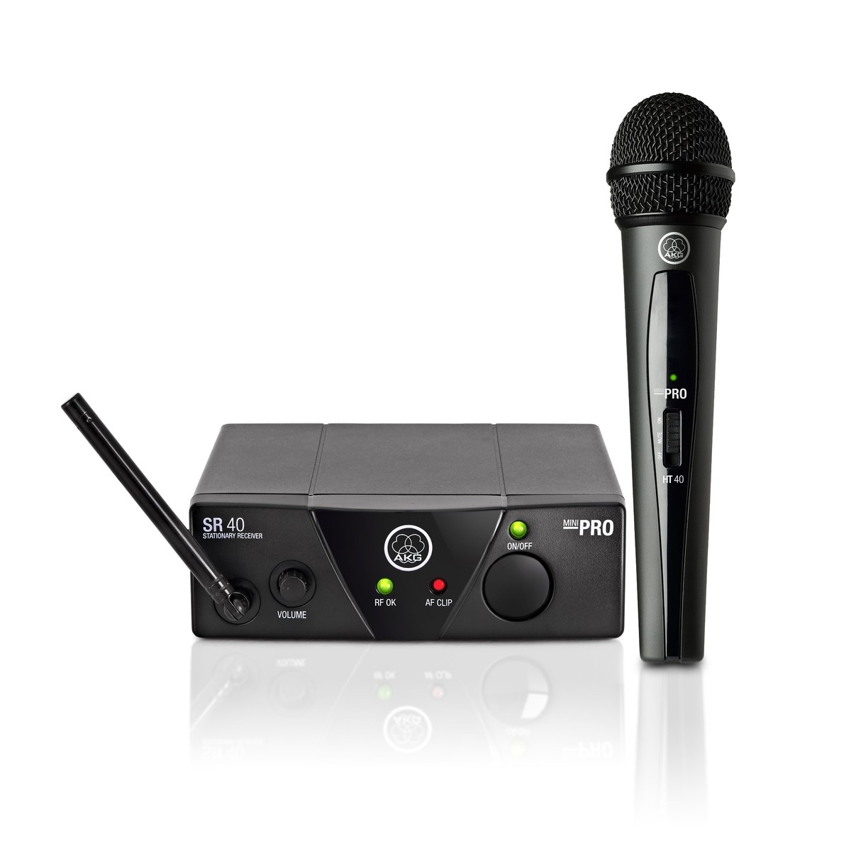 AKG WMS40 Mini Wireless Vocal Microphone System ISM 2