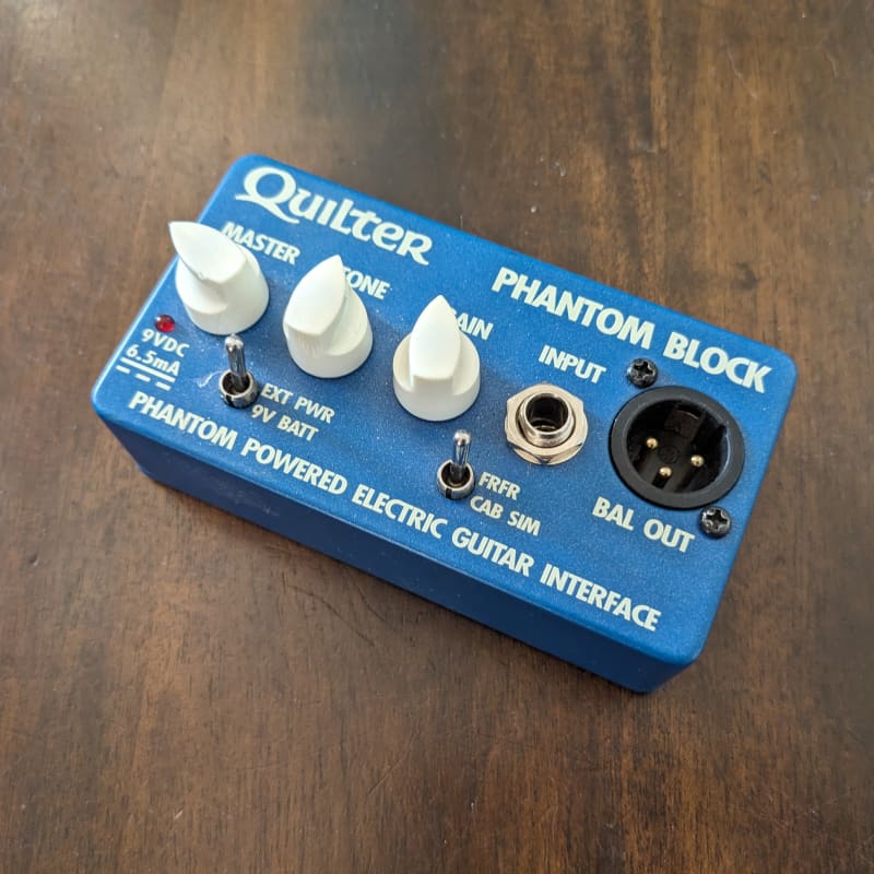 2010s Quilter Phantom Block Electric Guitar Interface Blue - used    Stage