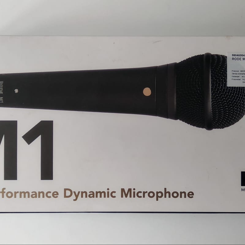 2007 – Present RODE M1 Handheld Dynamic Microphone Black – used Microphone  Dynamic