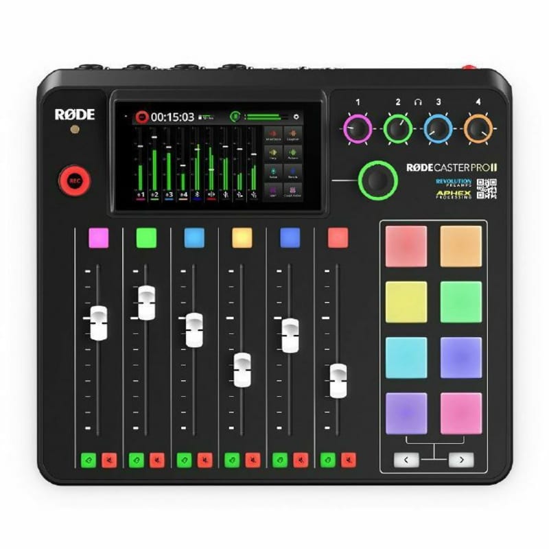 RODE Rode RodeCaster Pro II Integrated Audio Production Mixer … – new Microphone