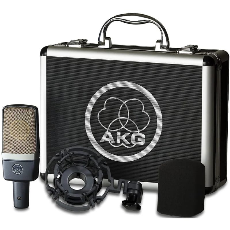 2023 AKG C214 Large Diaphragm Cardioid Condenser Microphone Black – used Microphone