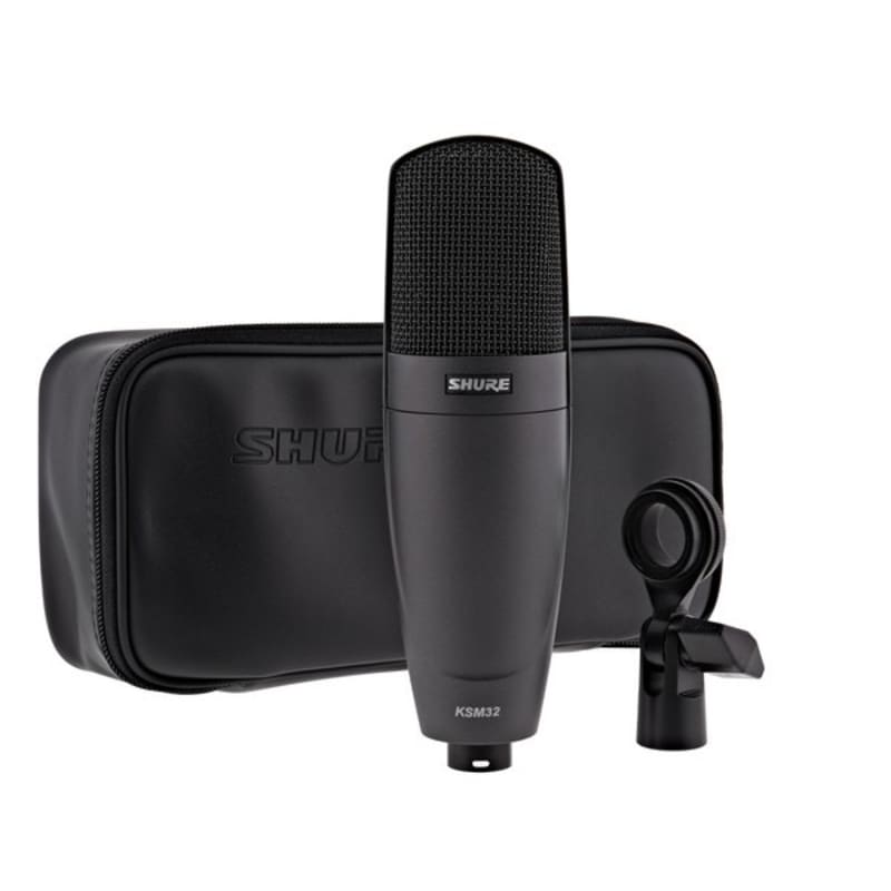 Shure KSM32/CG Side-Address Mic - Cardioid Condenser Charcoal ... - used Microphone   Cardioid  Condenser