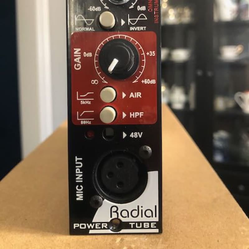 2010s Radial PowerTube 500 Series Tube Mic Preamp Module Red - used Microphone