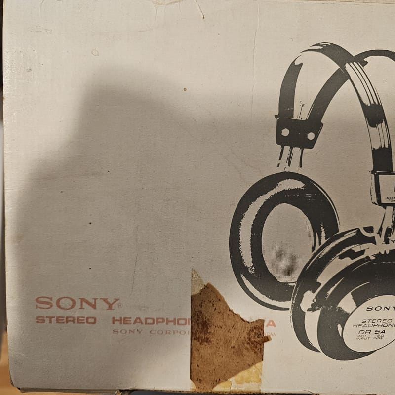 1968 Sony DR-5A Steel - used       headphones