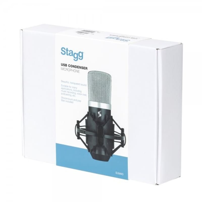 2019 Stagg SUM40 Black – used Microphone    Electret Condenser Vocal