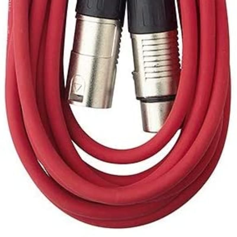 EMD S Series XLR to XLR Cable – 6M / Red – new Microphone      XLR Cable