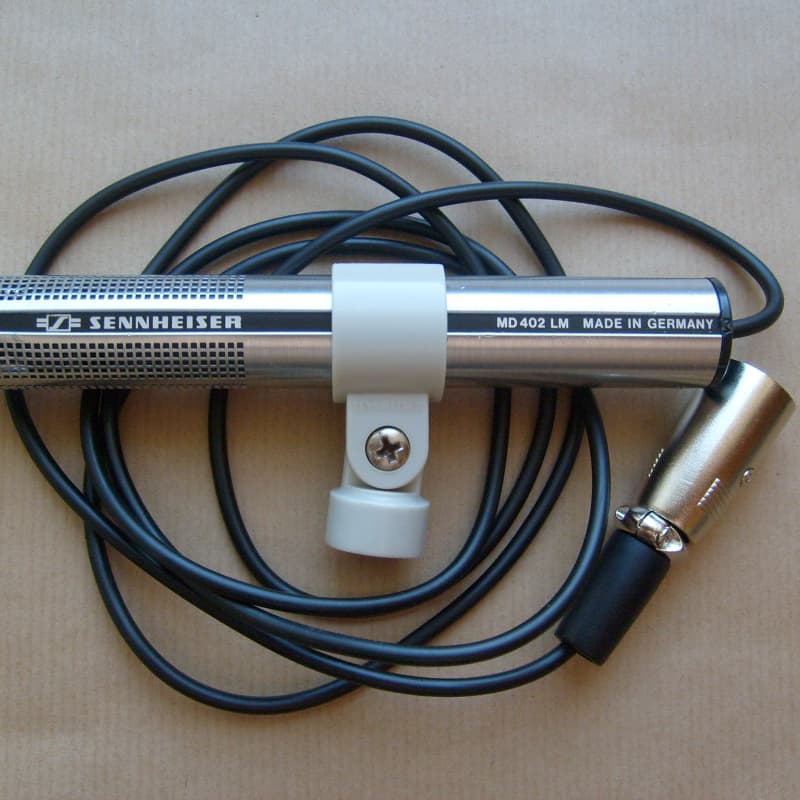 Microphone Sennheiser MD 402 LM Vintage New XLR MD 402 LM Silver - used Microphone      Vintage