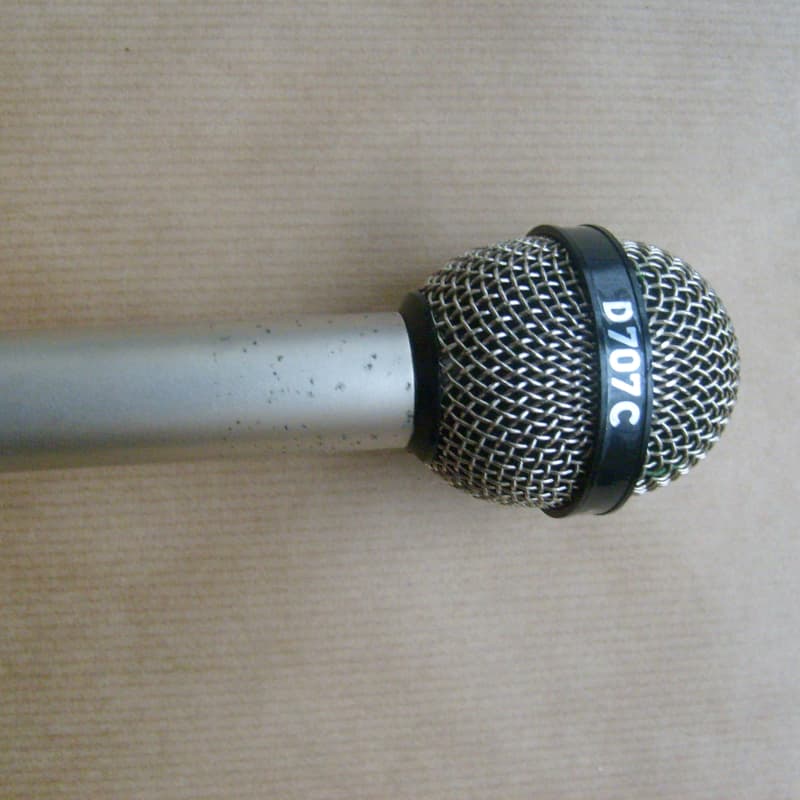 1970 AKG D 707 C Silver - used Microphone