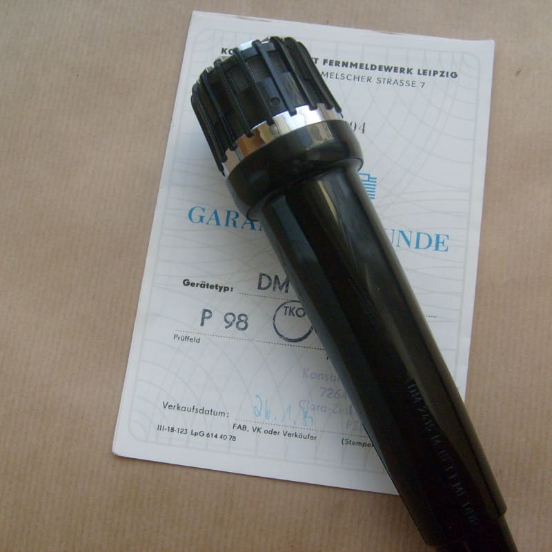 1970 RFT DM2412 Black – used Microphone