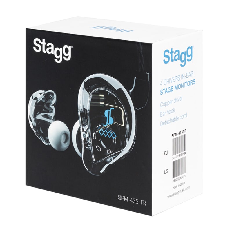 2023 Stagg SPM-435 Transparent - new    Stage