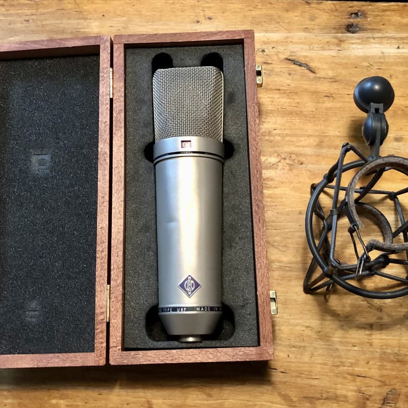 1972 Neumann U 87 large diaphragm multi-pattern condenser micr... - used Microphone