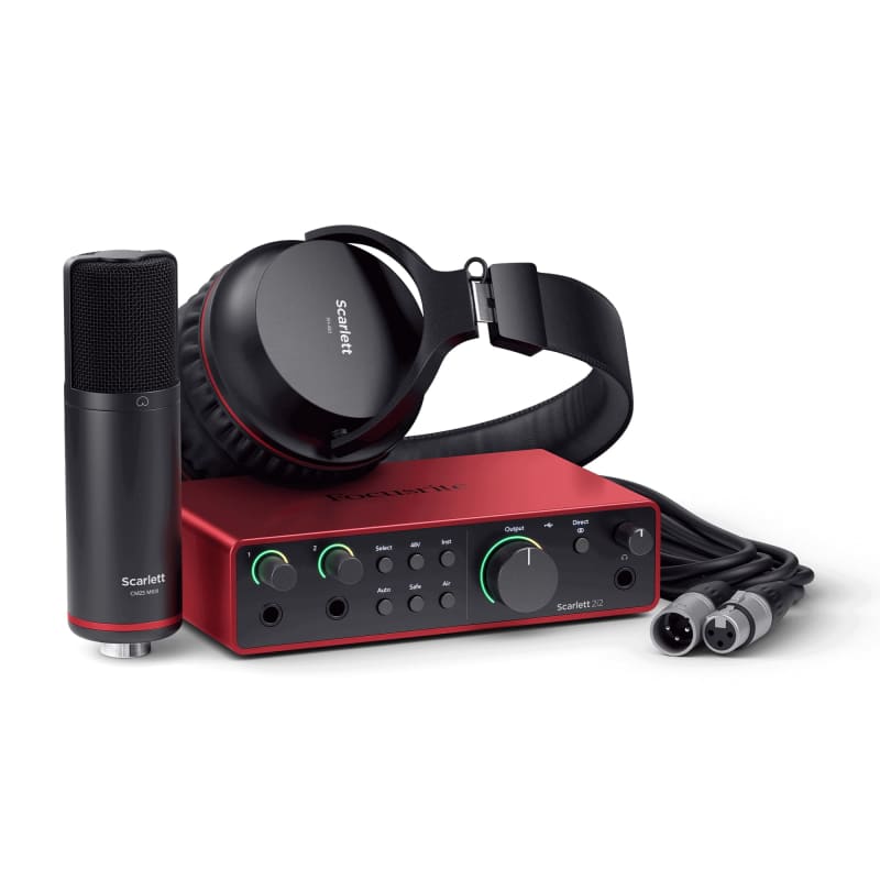 2023 - Present Focusrite Scarlett 2i2 4th Gen USB Audio Interf... - new Microphone     Condenser