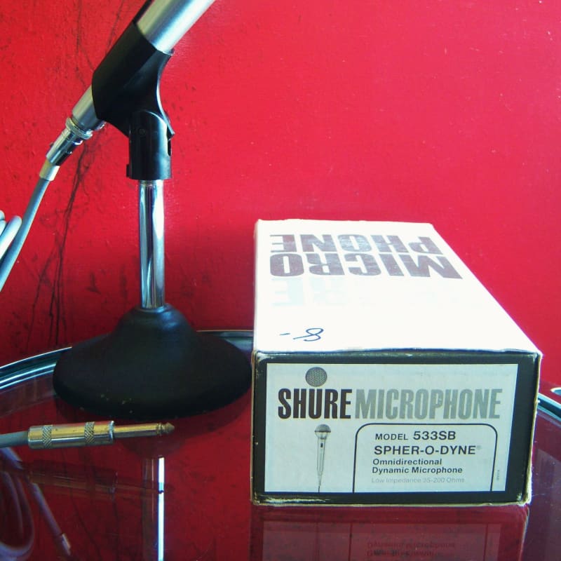 1970's Shure 533SB Satin Chrome - used Microphone